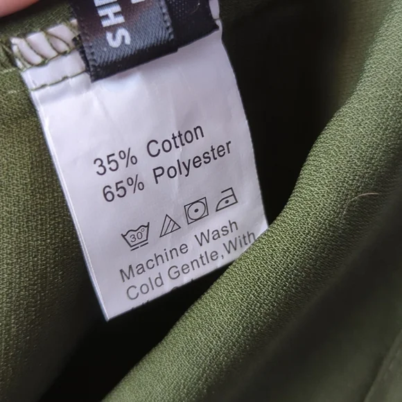 Green Sleeve Top W/ Zipper embellishments NWOT - Picture 6 of 6